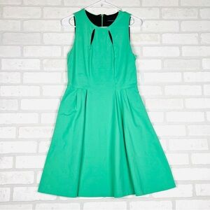 Cynthia Rowley Womens Medium Tank‎ Dress Green Knee Length Knit Sleeveless